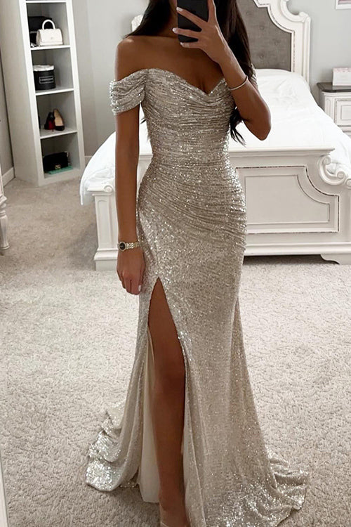 Greta™ - Attraktives Maxikleid mit Seitenschlitz