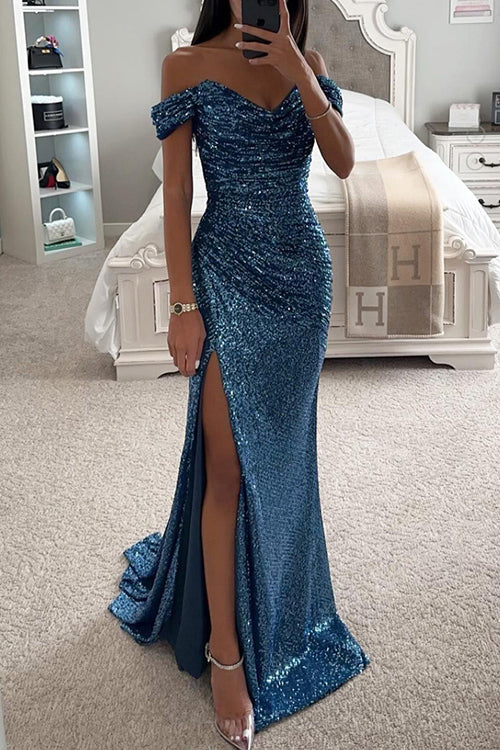 Greta™ - Attraktives Maxikleid mit Seitenschlitz