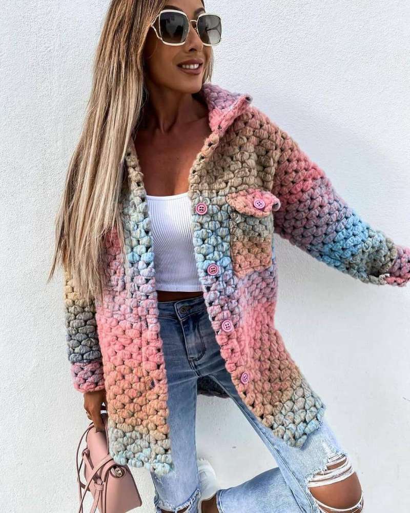 Herbst und Winter neue Produkte Mode bedruckt Damen Woll mantel - Modefluss
