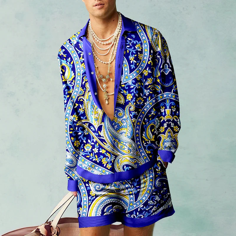 3D Printed Men's Clothing Shirt Outfit - Modefluss