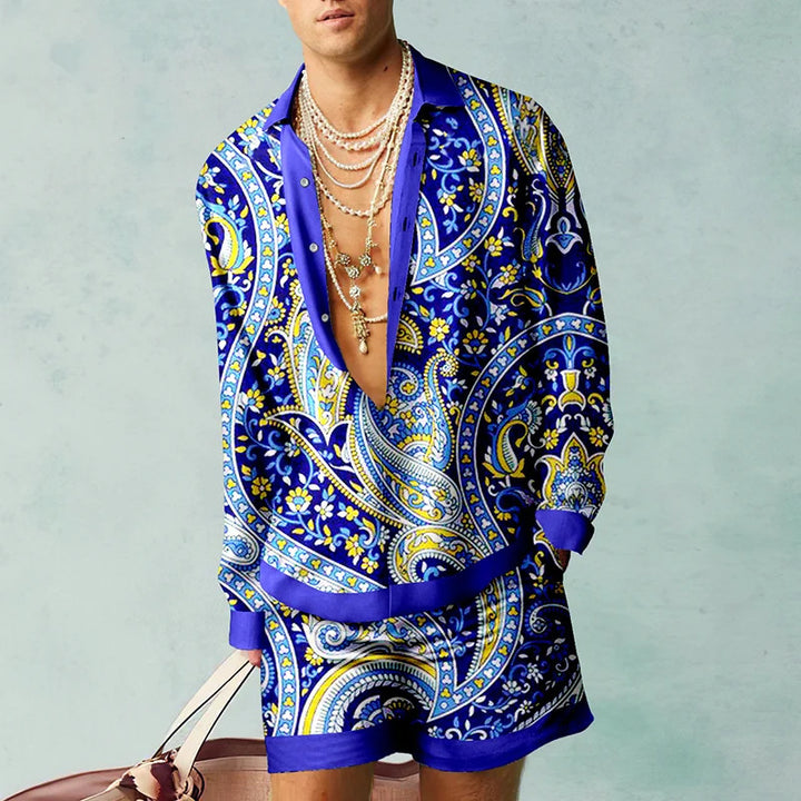 3D Printed Men's Clothing Shirt Outfit - Modefluss