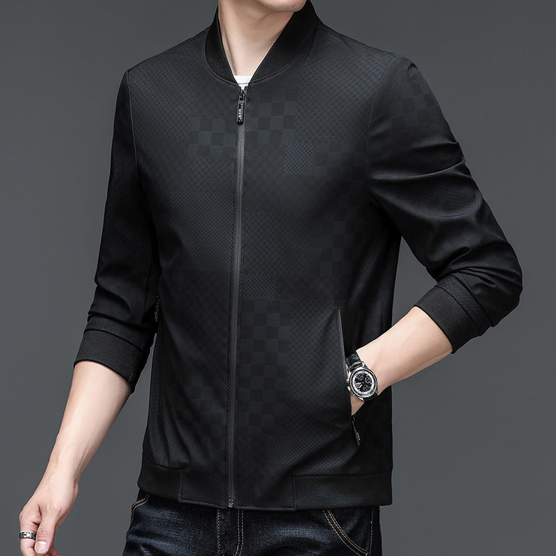 Trendy Plaid Casual Men's Clothing Jacket - Modefluss