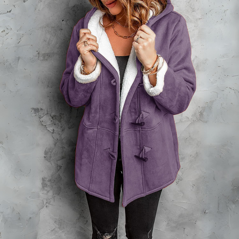 Mara™ - Manteau de cheminée blanc avec capuchon