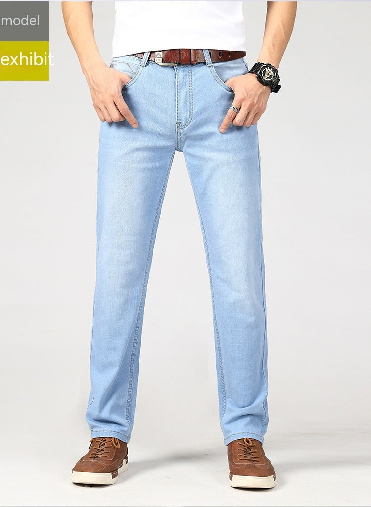 Men's Summer Jeans Men's Straight-leg Pants - Modefluss