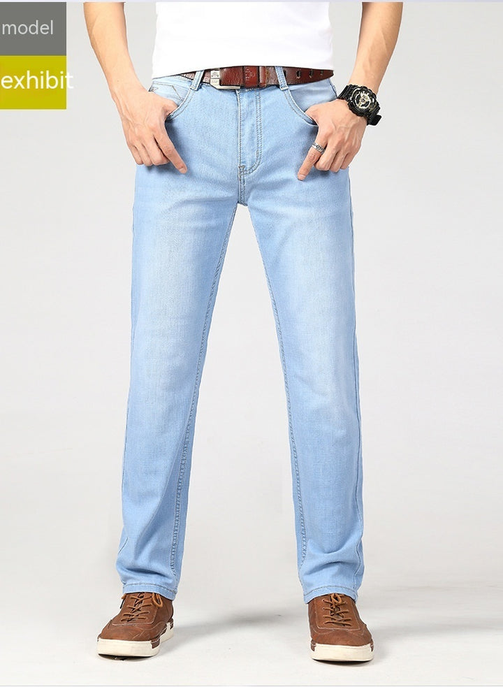 Men's Summer Jeans Men's Straight-leg Pants - Modefluss