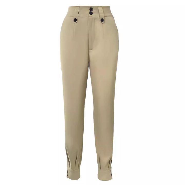Women's Fashion Casual Everyday Joker Solid Color Trousers - Modefluss