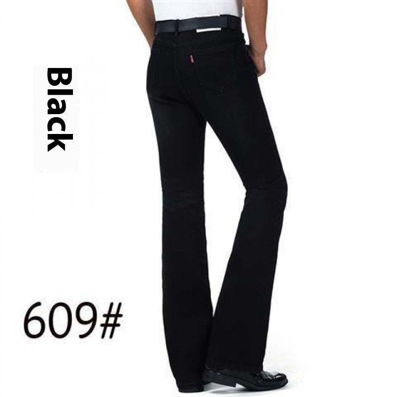 Men's Flared Pants Elastic Denim - Modefluss