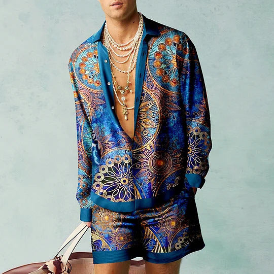 3D Printed Men's Clothing Shirt Outfit - Modefluss