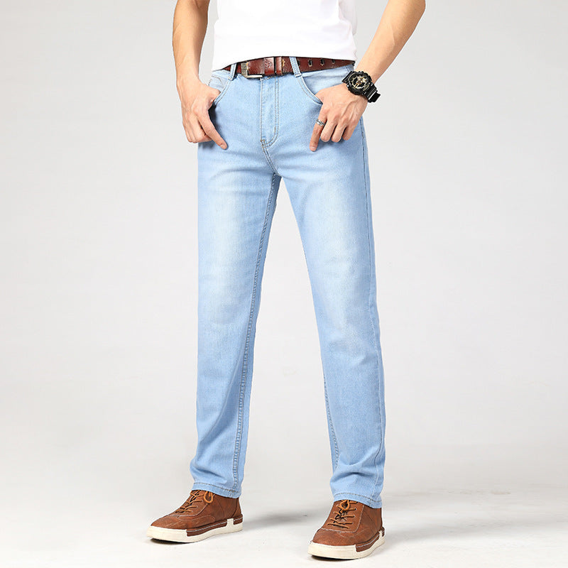 Men's Summer Jeans Men's Straight-leg Pants - Modefluss