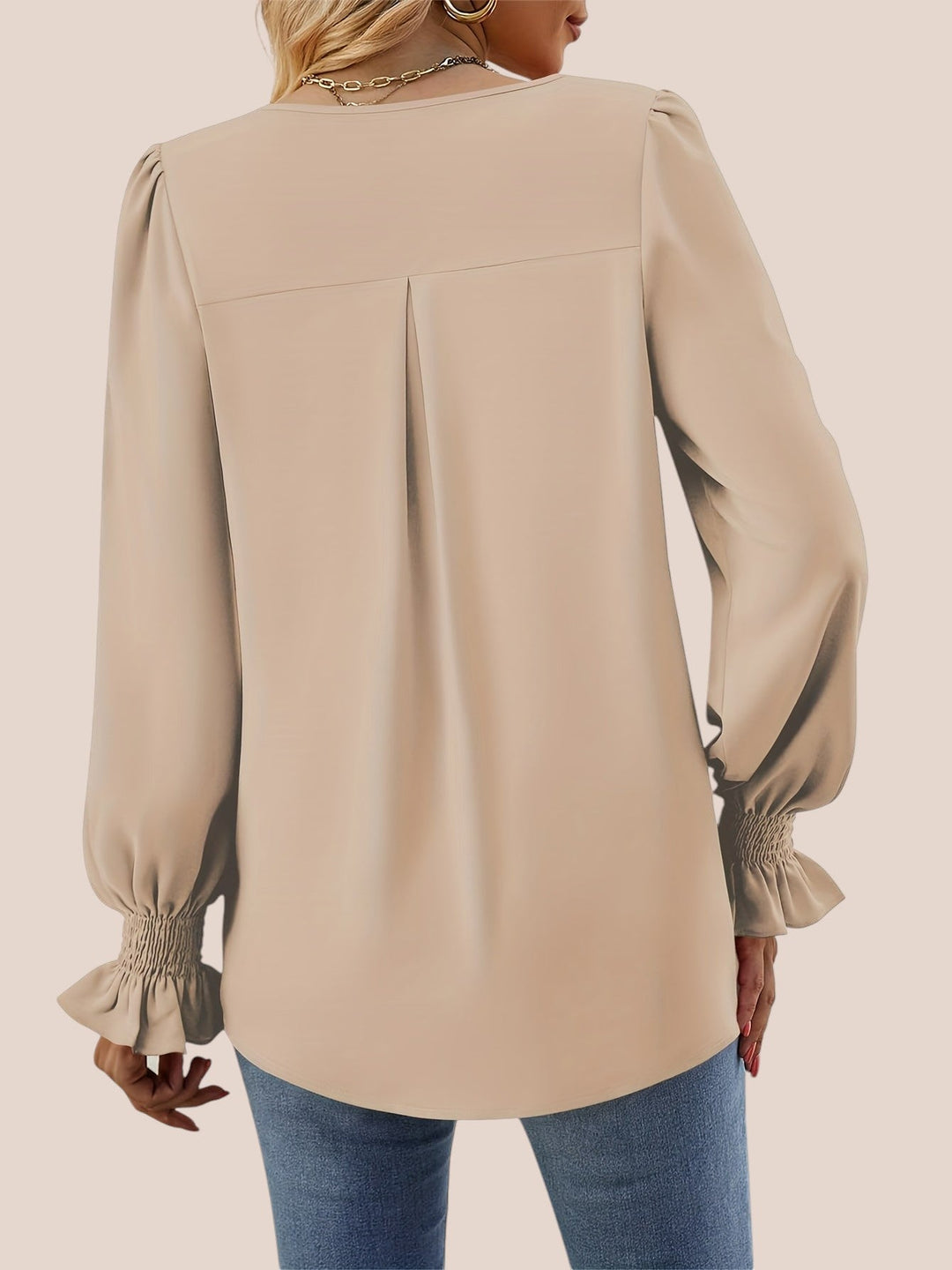 Clara™ - Blouse blanche élégante