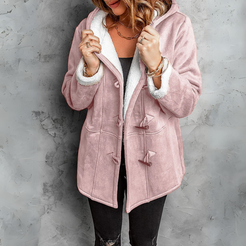 Mara™ - Manteau de cheminée blanc avec capuchon