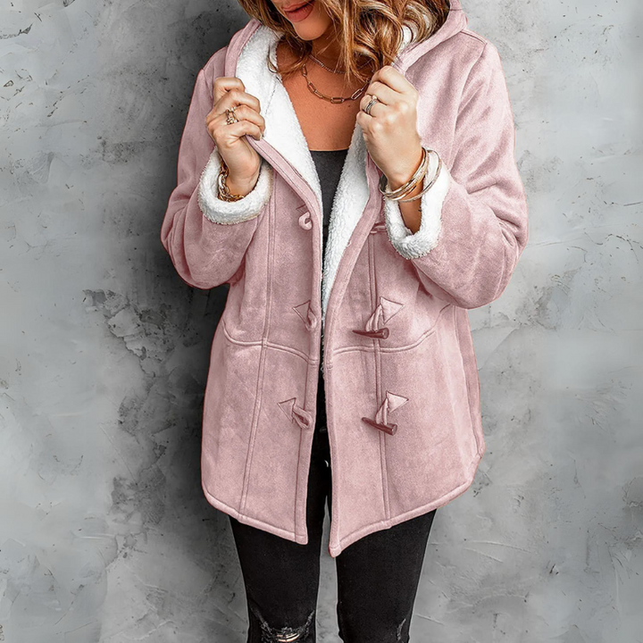 Mara™ - Manteau de cheminée blanc avec capuchon