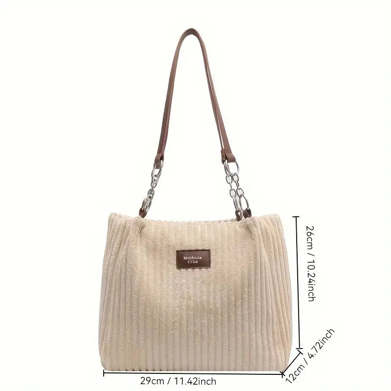 Layla™ - Elegante Tragetasche aus Cord