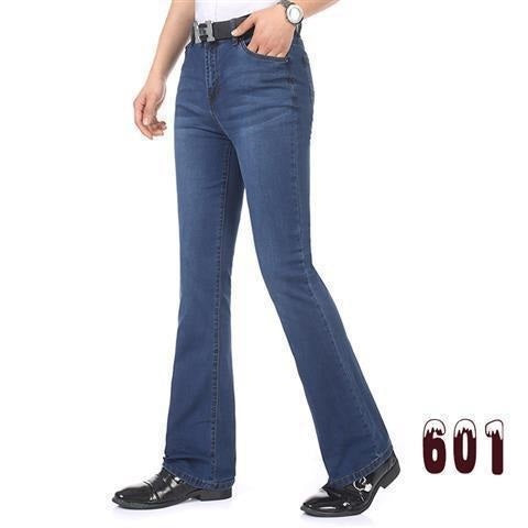Men's Flared Pants Elastic Denim - Modefluss