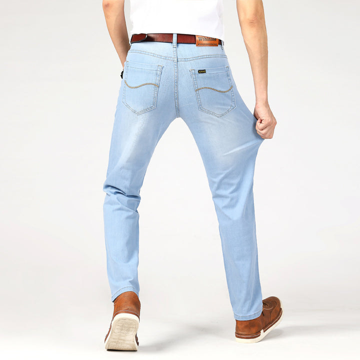 Men's Summer Jeans Men's Straight-leg Pants - Modefluss