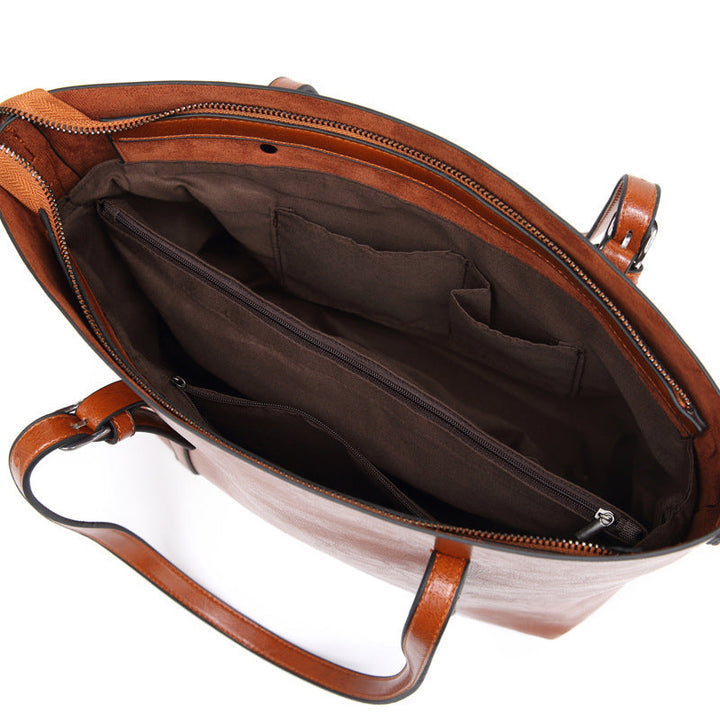 Mika™  - Stilvolle handgefertigte Ledertasche