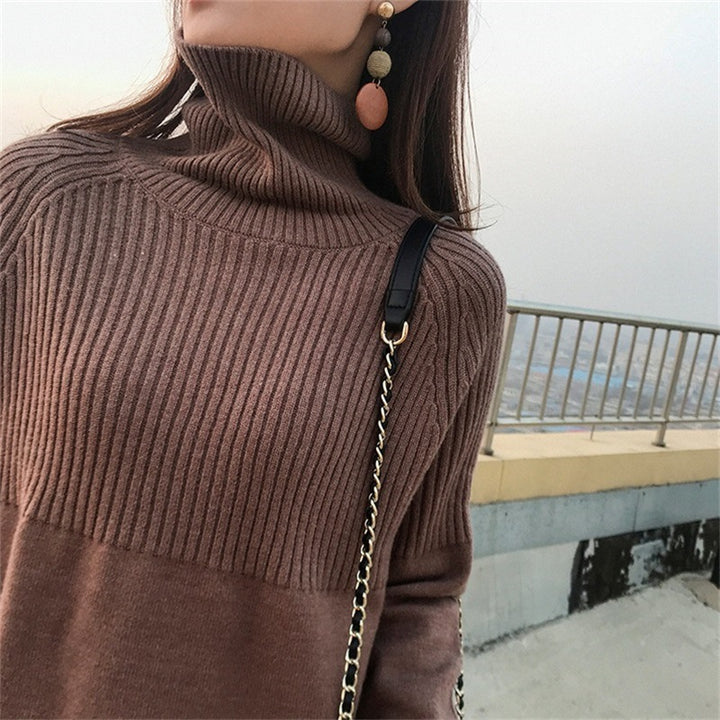 Modelfluss Damen Pullover – Zeitloser Komfort in Einfarbigem Design - Modefluss