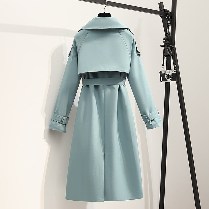 Women's New Small Mid-length Windbreaker Jacket - Modefluss