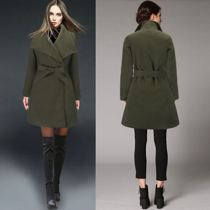 Women's woolen coat - Modefluss