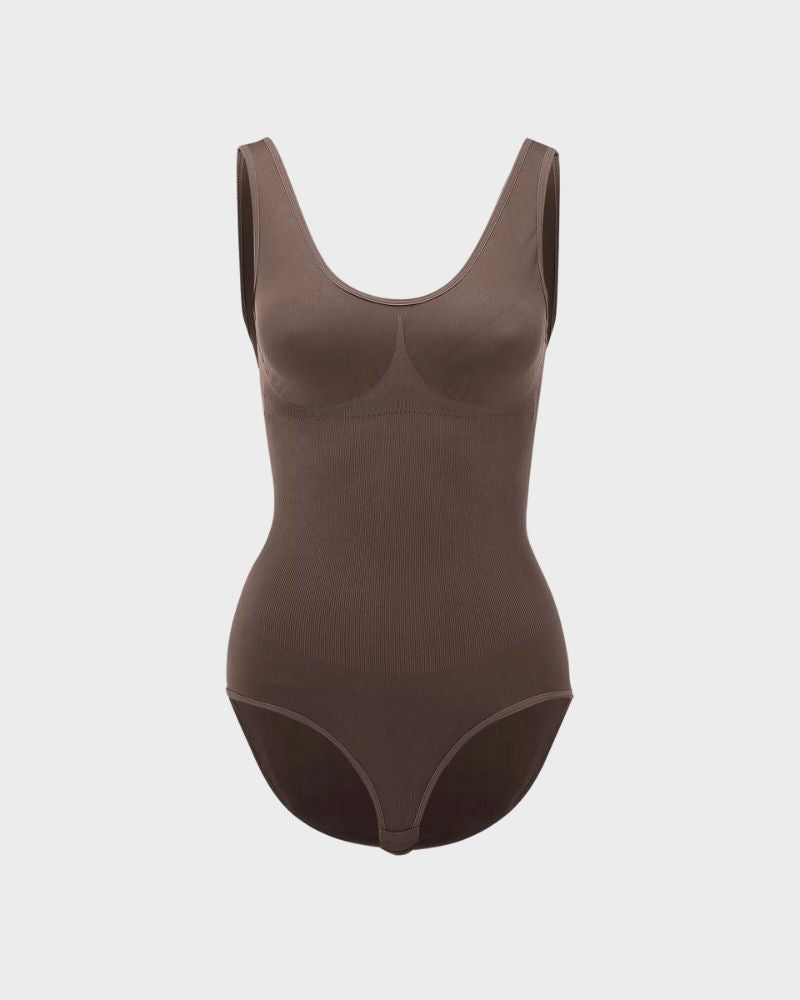 Smoothing Seamless Tank Top Bodysuit Tummy Control Shapewear