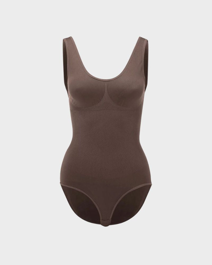Smoothing Seamless Tank Top Bodysuit Tummy Control Shapewear