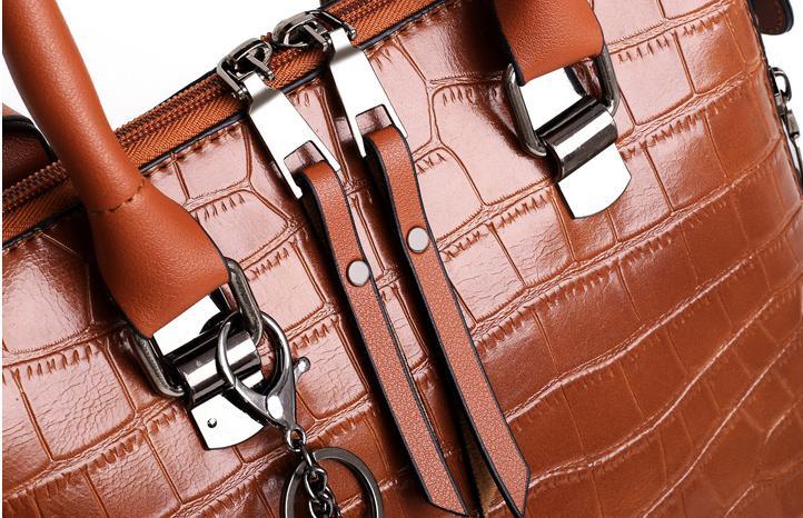 Harper™ - 4-teiliges modernes Ledertaschenset