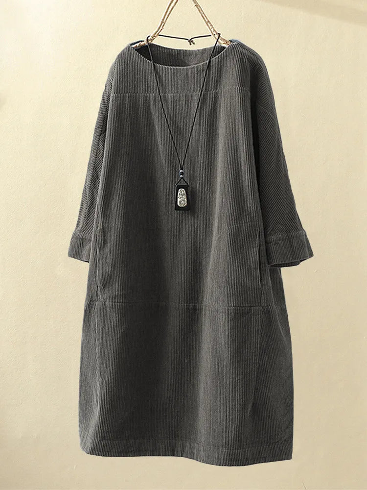 Luna™ - Bequemes Kleid mit Rundhalsausschnitt