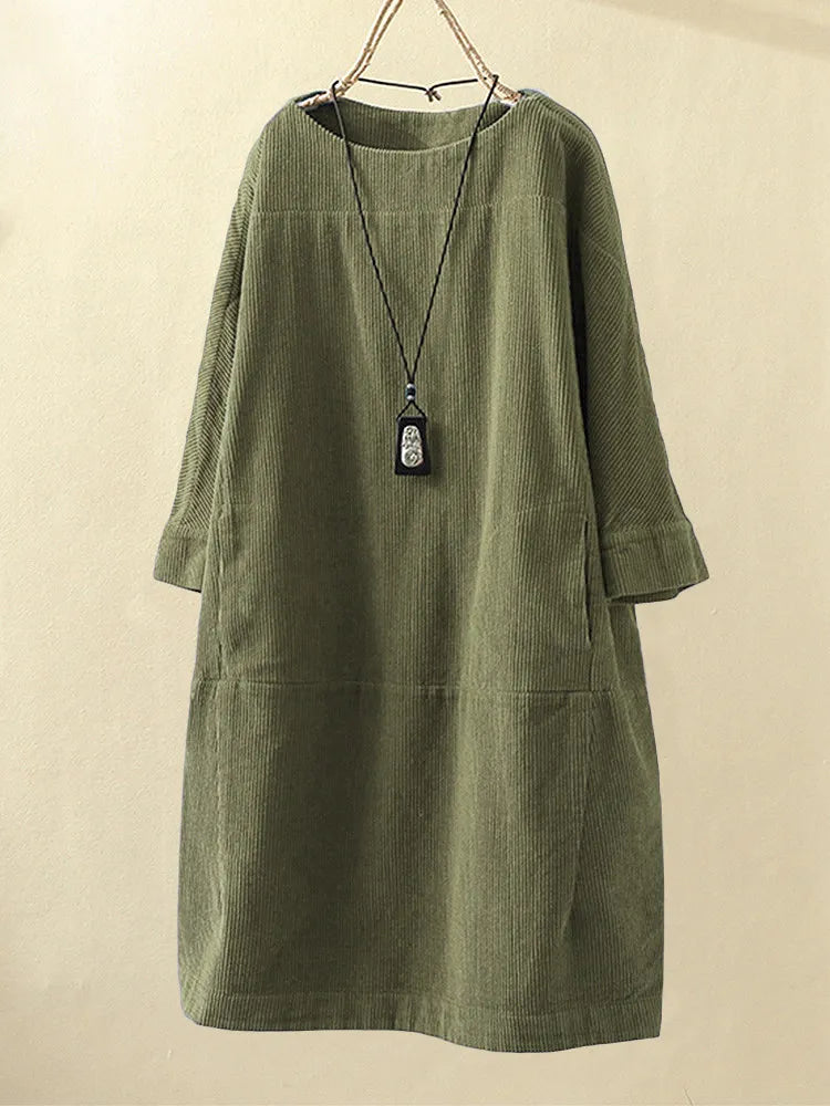 Luna™ - Bequemes Kleid mit Rundhalsausschnitt