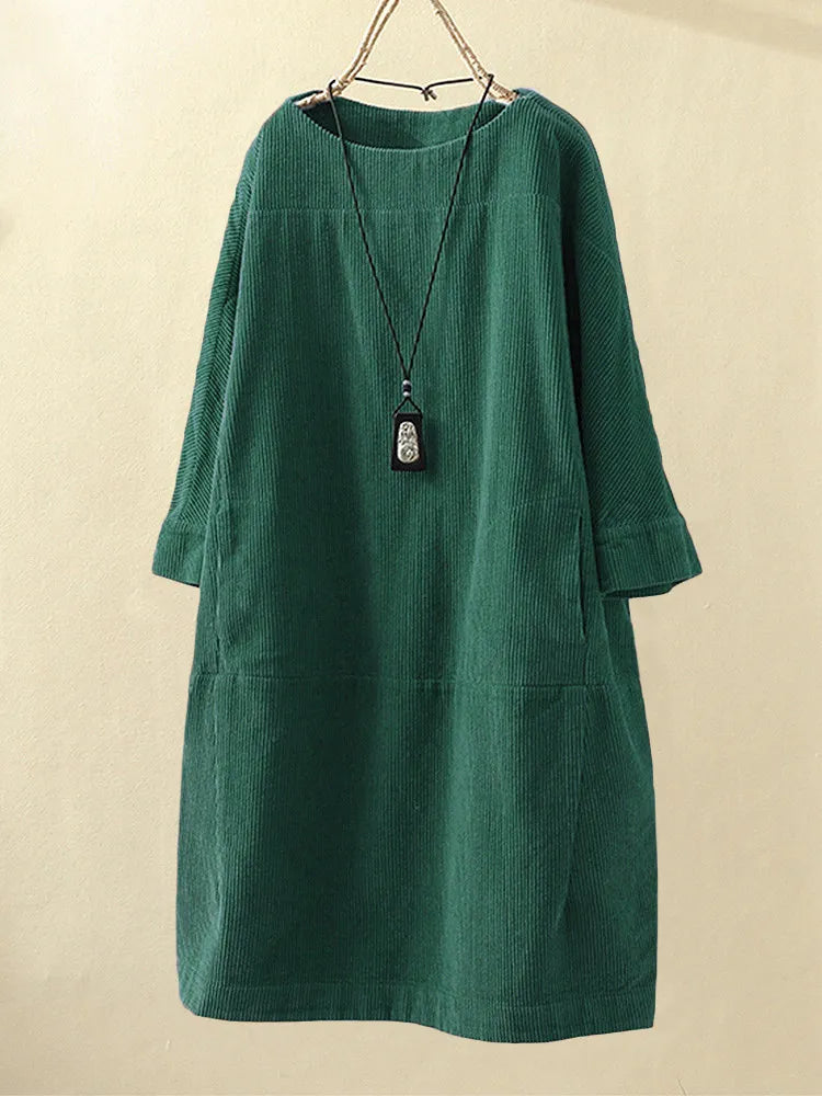 Luna™ - Bequemes Kleid mit Rundhalsausschnitt