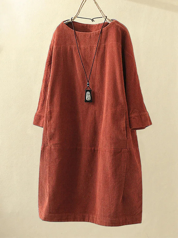 Luna™ - Bequemes Kleid mit Rundhalsausschnitt