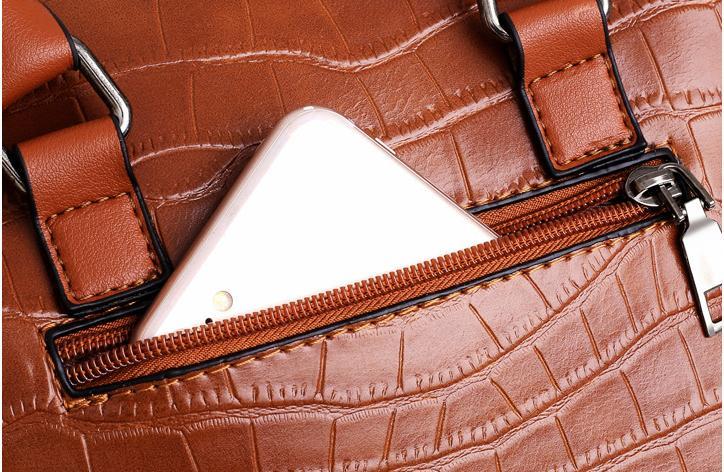 Harper™ - 4-teiliges modernes Ledertaschenset