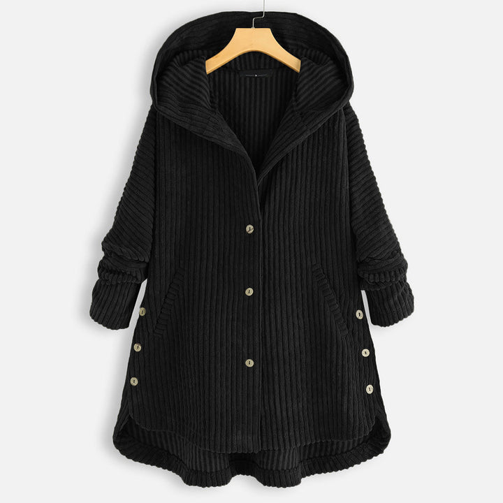 New Style Loose Plus Size Retro Corduroy Coat - Modefluss