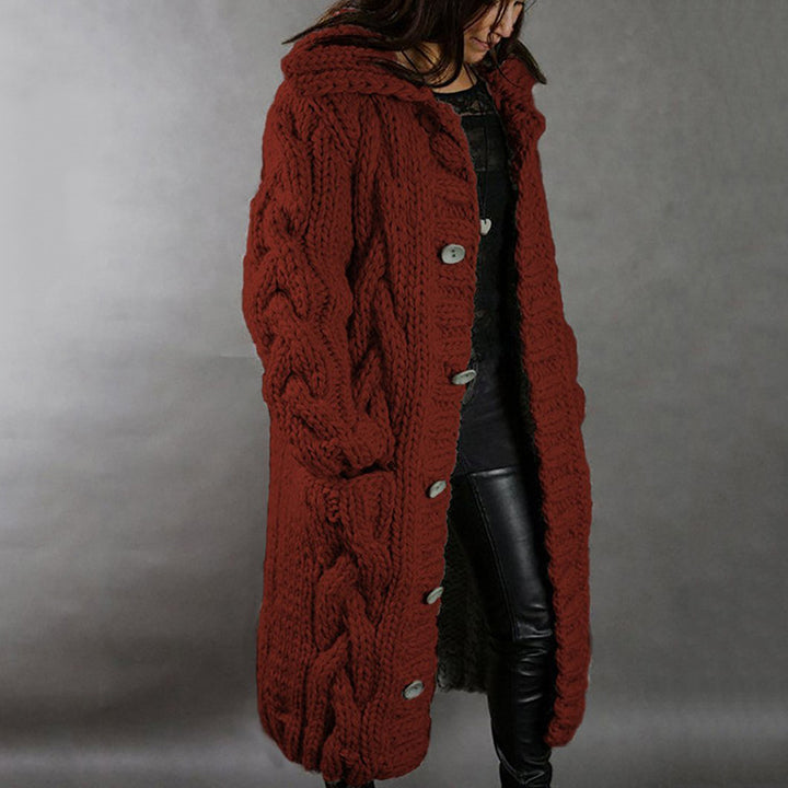 Europäische und amerikanische Damen Cardigan große Größe Pullover Mantel - Modefluss