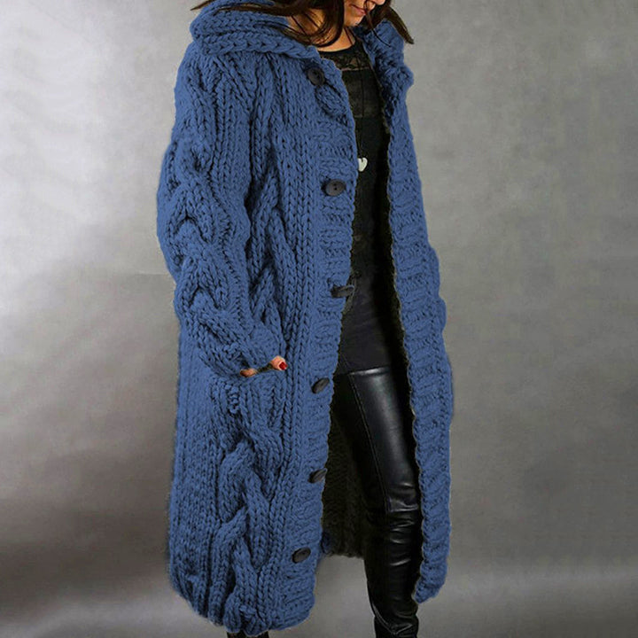 Europäische und amerikanische Damen Cardigan große Größe Pullover Mantel - Modefluss