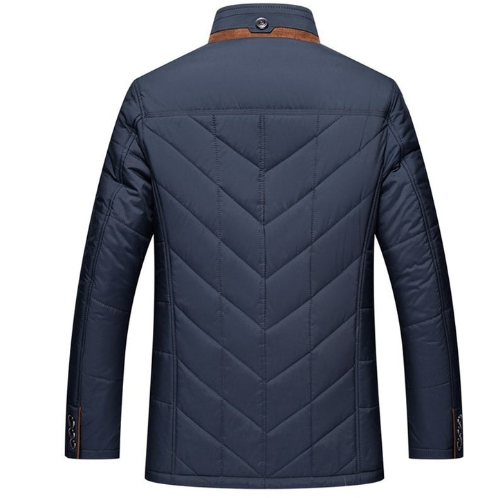 Middle-aged Men Winter Middle-aged And Elderly Thick Warm Quilted Coat Cotton-padded Jacket - Modefluss