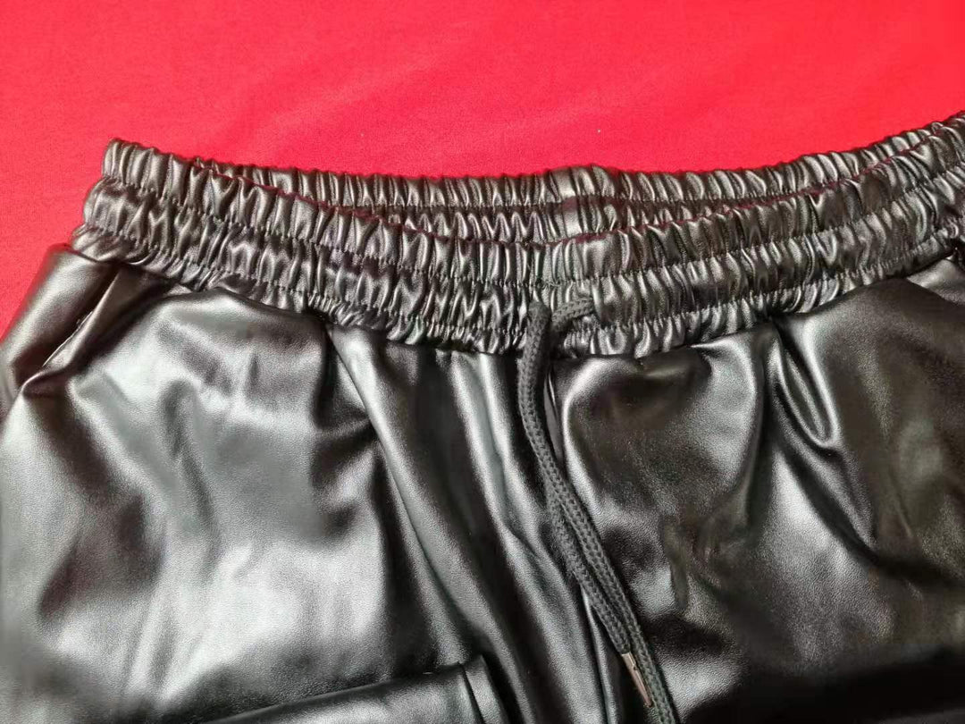 Basic Women's All-match PU Leather Pants - Modefluss