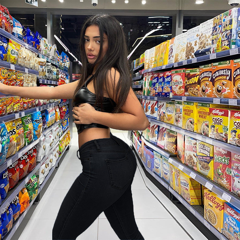 Sexy Hip Lifting Ins Style Stretch Jeans Europäische und amerikanische Bleistift hosen - Modefluss