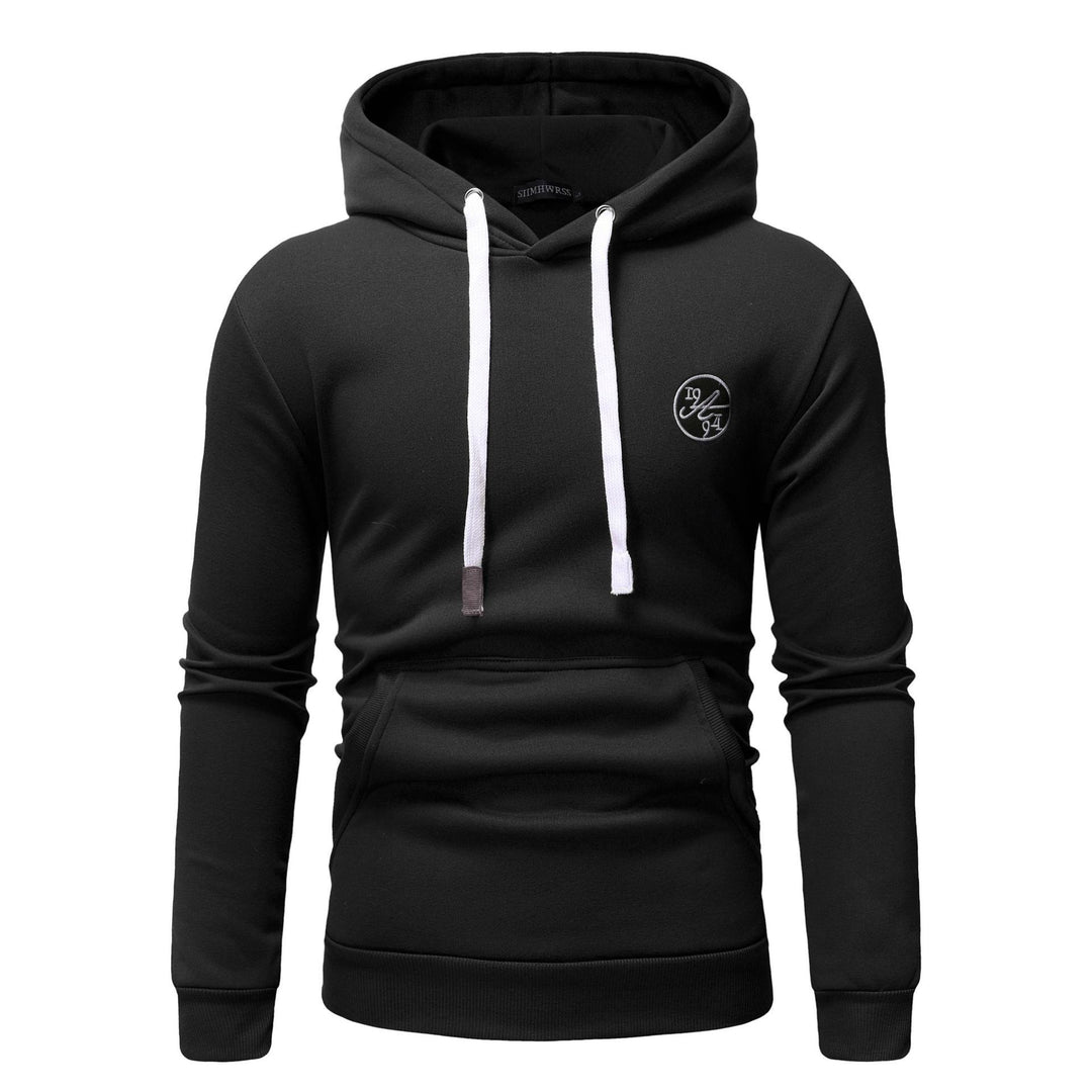 Men's Casual Solid Color Hooded Sweater Coat - Modefluss