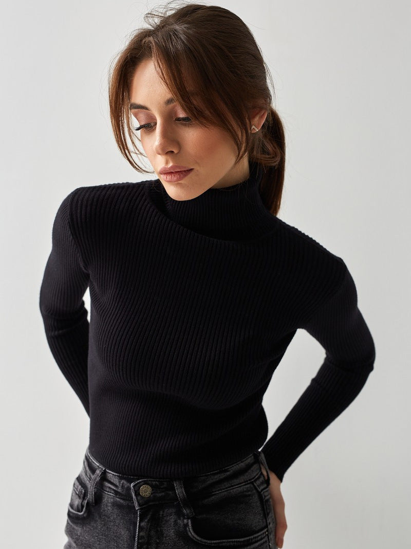 Turtleneck Sweaters Bottoming Shirt European And American - Modefluss