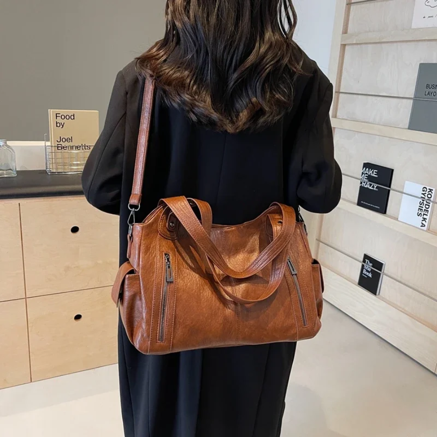 Frieda™ - Elegante Umhängetasche aus Leder