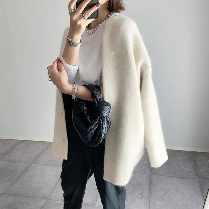 Eliza™ - Bequemer weicher Kaschmir-Cardigan - Modefluss