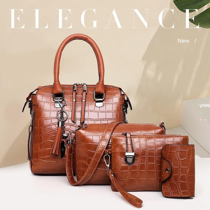 Harper™ - 4-teiliges modernes Ledertaschenset