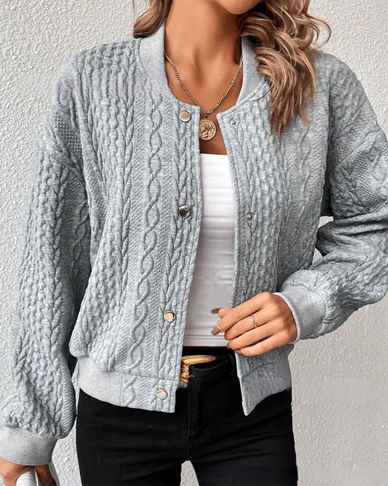 Erika™ - Bequeme Strickjacke mit handgefertigten Détails 