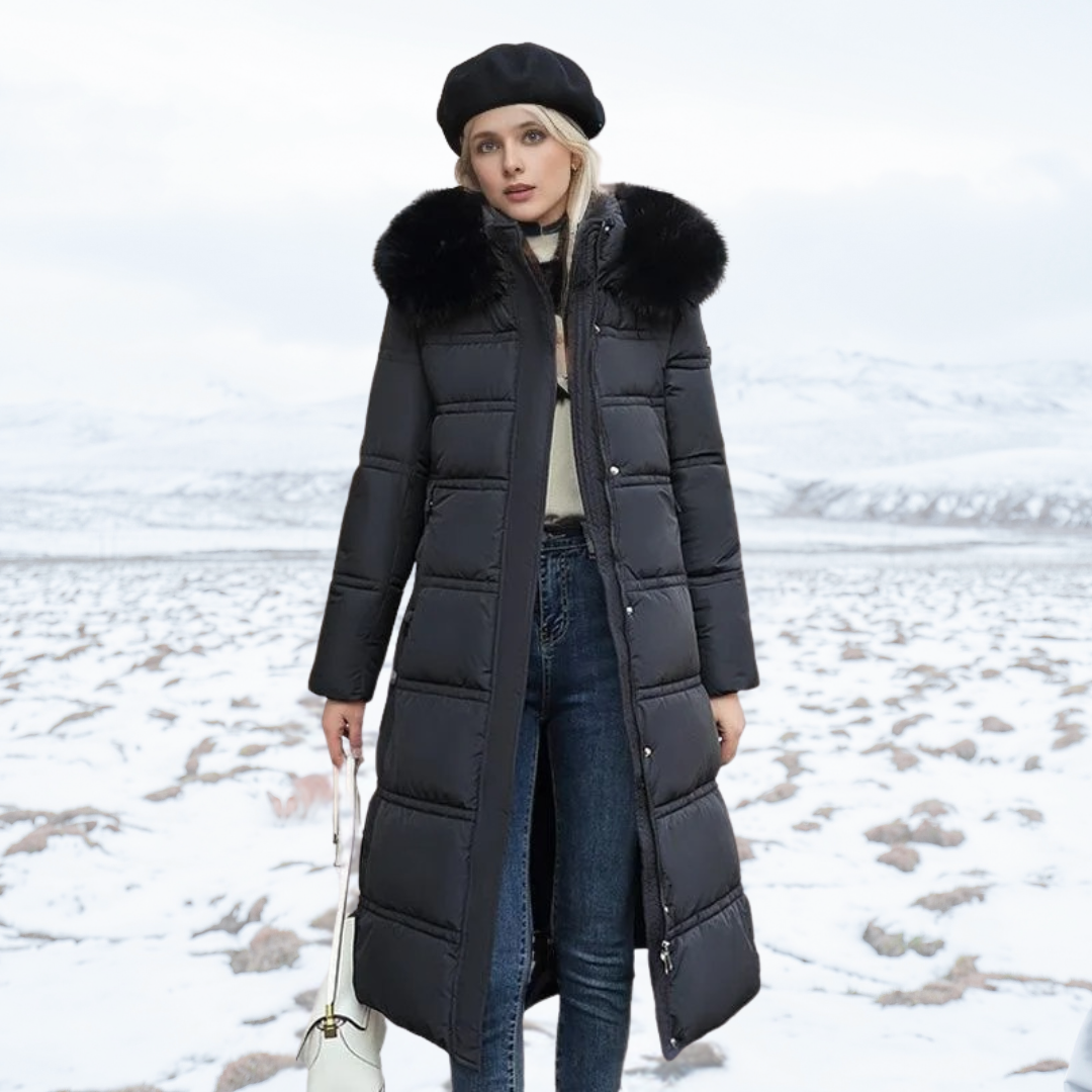 Lena™ - Parka d'hiver luxueuse avec capuche 