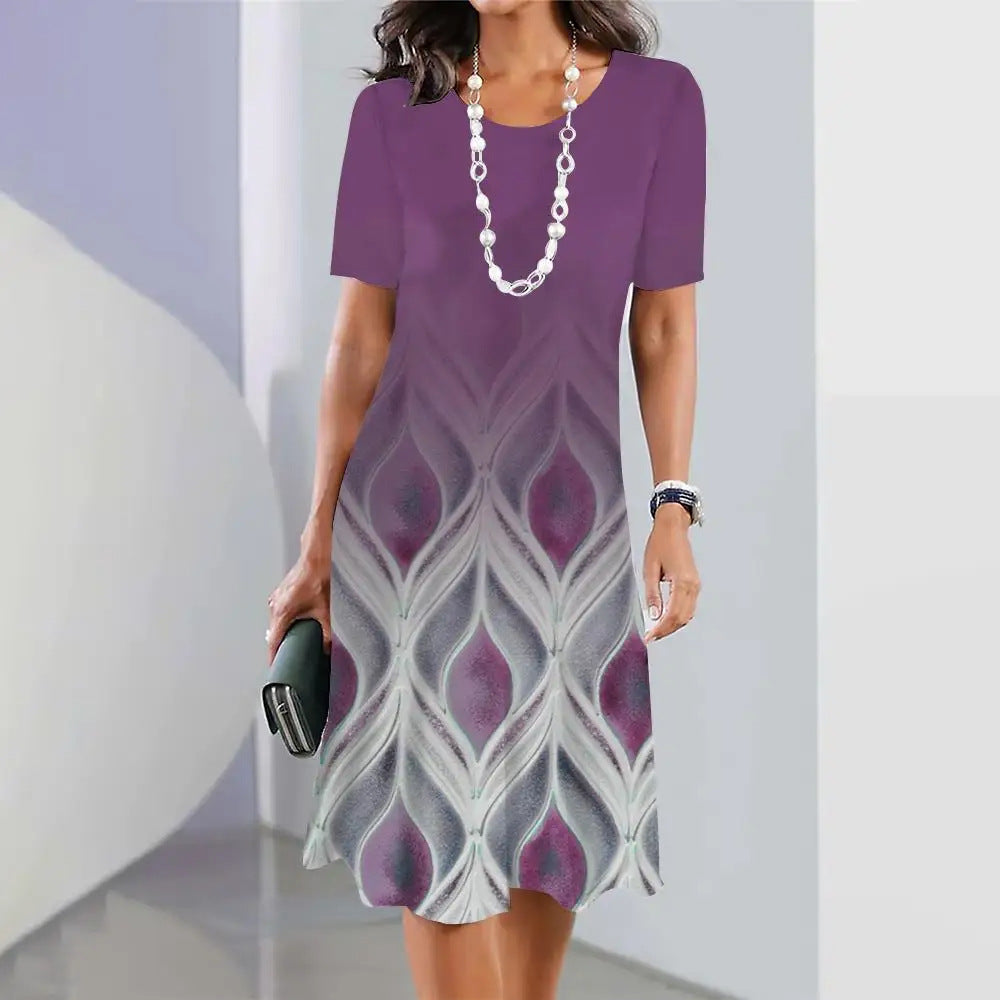 Summer Women's Plus Size Holiday Dress - Modefluss