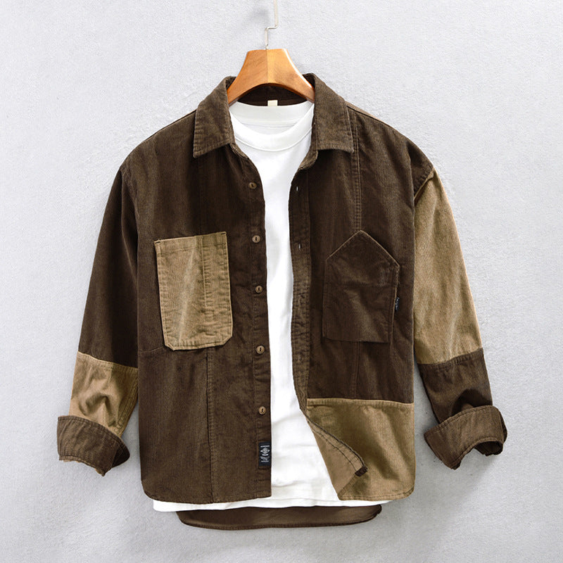 Men's Corduroy Casual Shirt - Modefluss