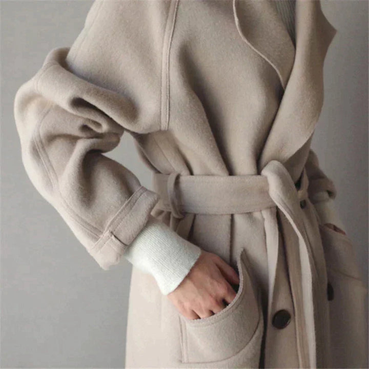 Lotte™ - Super bequemer langer Wollmantel