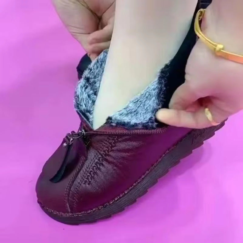 Rosie™ - Weiche, warme Winterstiefel aus veganem Leder