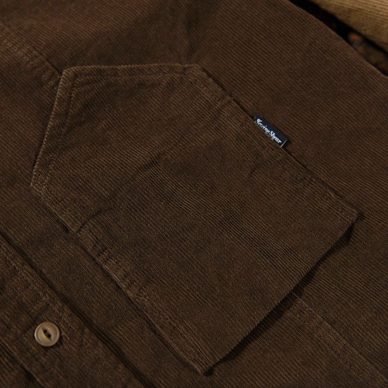 Men's Corduroy Casual Shirt - Modefluss
