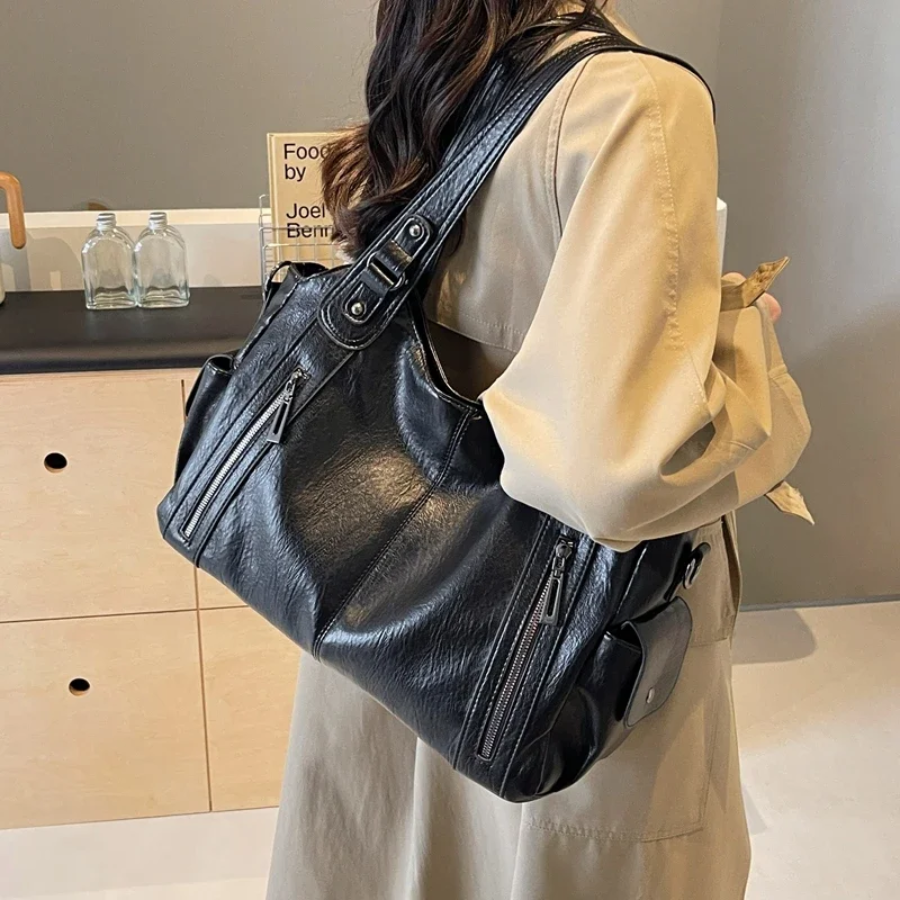 Frieda™ - Elegante Umhängetasche aus Leder